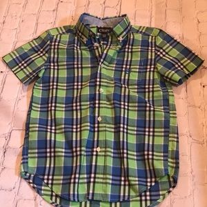 Chaps short sleeve button down. Sz 7. Like new.